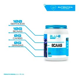 Aminoacidos Bcaas Blu-e 1kg Sabores 100 Servicios                                                                                                     