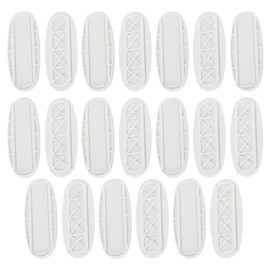 Soporte Autoadhesivo Ovalado para Regletas 10 Piezas Plástico Resistente sin Clavos Organizador de Pared para Enchufes Adecuado para Oficina Cocina y Hogar