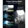 Solar Security Camera with Bracket & Spotlight, Smart Lighting Modes,