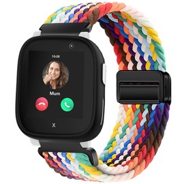 Issinlky Children's Nylon Braided Band Compatible with Xplora X6, Elastic Magnetic Buckle Band for Xplora X6 Play