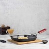 Wonderchef Die Cast Non-Stick Aluminum Wooden Handle Indian Cooking Folding