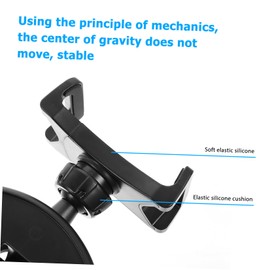 BIUDECO 1pc Car Cd Port Bracket Phone Holder Multi-Functional Cellphone Mount for Easy Navigation and Hands Calls Black Cd Slot Design Compatible Smartphones