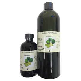 OliveNation Key Lime Flavor Fountain, Concentrated Water Soluble Flavoring for Beverages, Ice Cream, Soda, Non-GMO, Gluten Free, Kosher, Vegan - 32 Ou