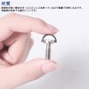 Samcos Camera Fastening Screw, 1/4" Screw, Stainless Steel Material Head