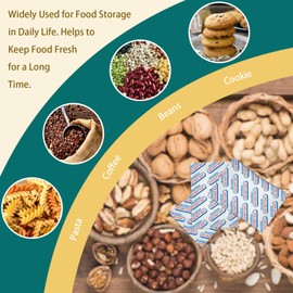 QMUNST Food Grade Oxygen Absorbers, 110 Packs 100CC Oxygen Absorbers for Long Term Food Storage, (5 Pack in Individual Bag) Oxygen Absorber with Indicator for Freeze Dryer, Mylar Bags, Canning