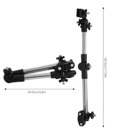 Umbrella Holder, Universal 180° Adjustable Stainless Steel Wheelchair Bicycle Umbrella Holder, Umbrella Stand for Bicycle, Pushchair, Golf Trolley