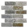 COMSTICKC 10 Pcs 3D Faux Brick Wall Panel, Peel and