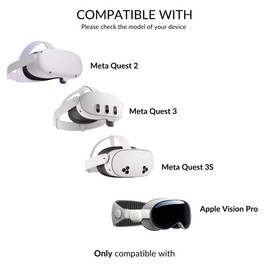 DailyTrends Carry Case for Oculus Meta Quest 3S / Quest 3 / Quest 2 / Vision Pro Meta Quest 3 Travel Case for VR Headset Head Strap, Controller and Accessories Full Protection for Travel and Storage