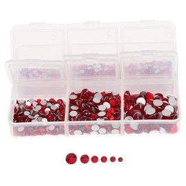 HONMEET Nail Art Rhinestones Flatback Gems Rhinestones for Crafts DIY Nail Charm Decorations and Charms Kit