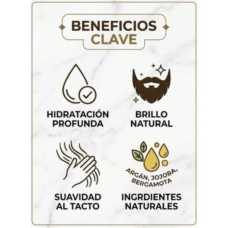 Aceite Para Barba Kong 100 Ml Control Frizz Barba
