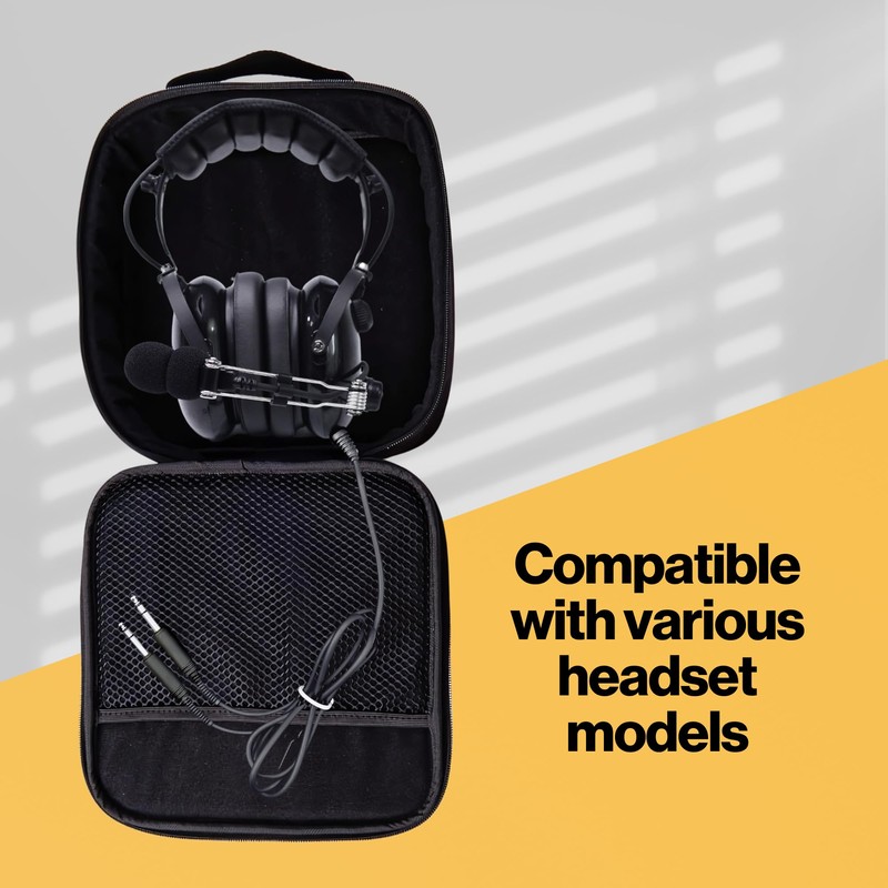 Pilot Headset Bag - Durable Aviation Headset Bag for Secure