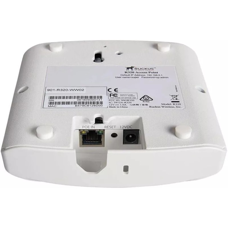 Ruckus 901-R320-WW02 Unleashed Wi-Fi 5 2x2:2 Dual Band Indoor Access