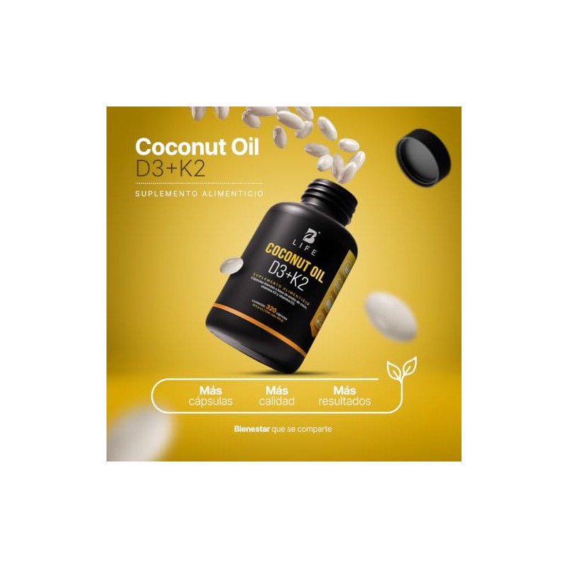 B Life Vitamina D3 400 UI + K2 con 320