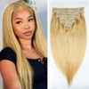 Unipearl Straight Clip-In Real Hair Extensions, 50 cm / 20