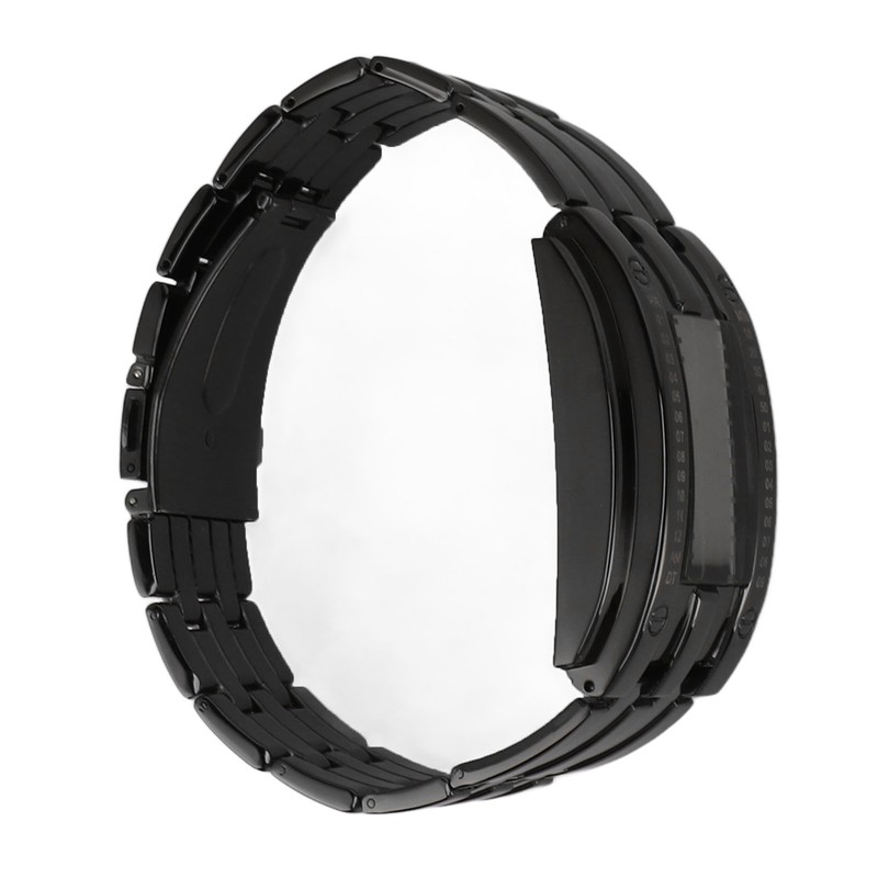 Dual Line Binary Watch Digital Blue LED Alloy Binary Fashion