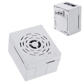 Vilros Raspberry Pi Plug 'n' Pi- -A Raspberry Pi Case and Power Supply All in one Solution (Pi 4, White)