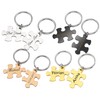 Puzzle Partner Keyring with Engraving of Your Desired Set of