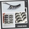BIUDECO Charming 5 Sets False Lashes Rhinestones Long and Thick