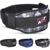 AQF Weight Lifting Belt Back Support Contoured 5.5 Inch Neoprene