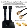 TECHTOO WiFi Antenna 12dBi Dual Band 2.4GHz 5GHz RP-SMA WiFi