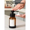 Foaming Soap Dispenser Set, Glass Foam Soap Dispenser with Plastic