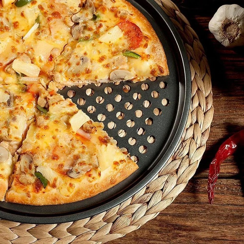 LS Kitchen - Set of 2 Non Stick Pizza Crisper