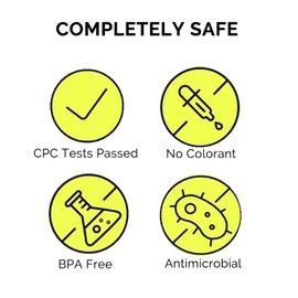 Clear Chew Necklaces for Sensory Kids (5 Pack) - No Artifical Colors - Durable Teething Necklace for Kids with Autism SDP ADHD - Chewlery Nail Biting Treatment for Kids Boys & Girls