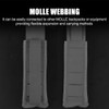 Tactical Flashlight Holster, Flexible Molle Flashlight Torch Pouch Vertical Small
