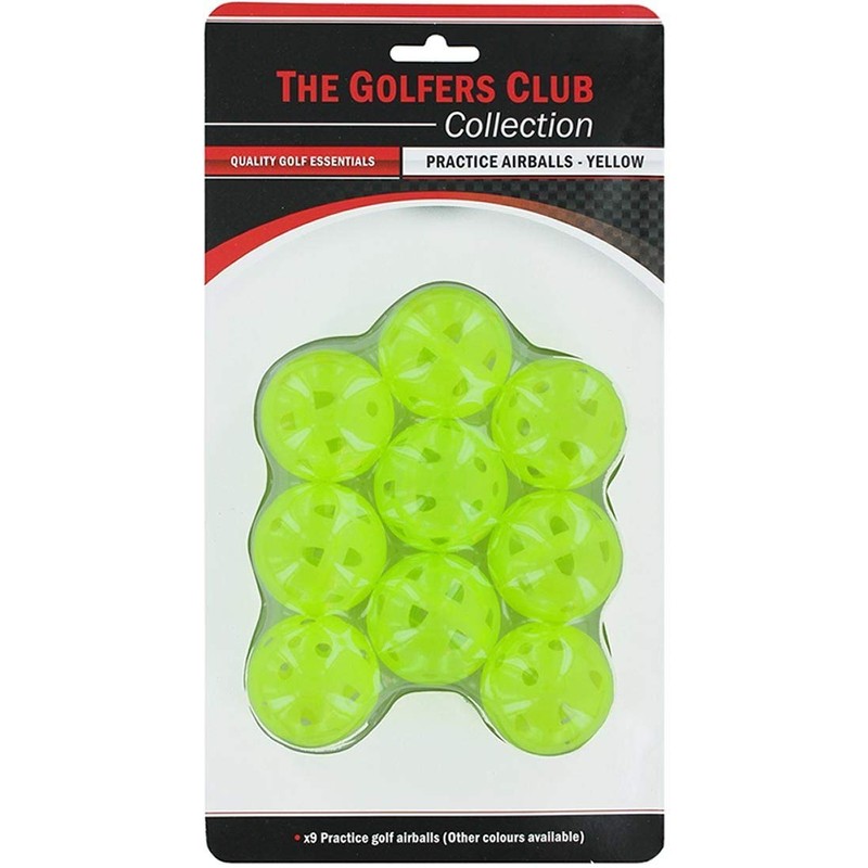 Golfers Club Collection The Dual Colour Practice Balls - Red/Black