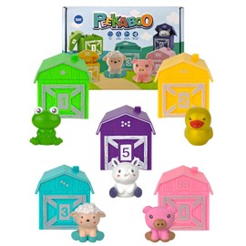 TOBLEC 10 Juguetes para Animales de Granja Montessori contando,Set , Clasificar y Emparejar – Juguete de Aprendizaje Temprano para Niños y Niñas de 3 Años，Juegos Deportivos Finos
