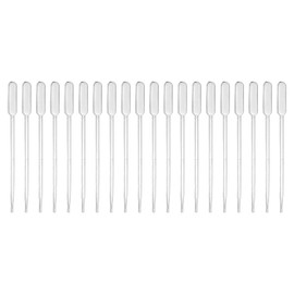 QUARKZMAN Pack of 20 0.5 ml Pipettes Dropper Disposable Pipettes Eye Pipette Essential Oil Pipettes for Liquid Distribution Clear