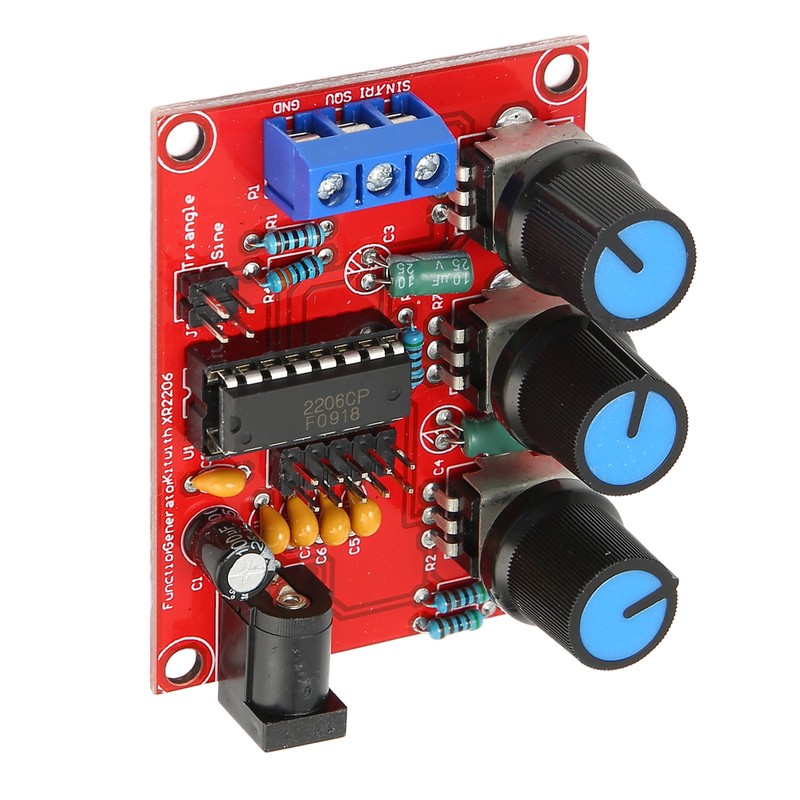 2Pcs Signal Generator Kit Sine Triangle Square Output 1Hz‑1MHz 9‑12V
