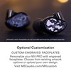 Modular In-Ear Monitors MX1 Pro MEE Audio Professional (Smoke)