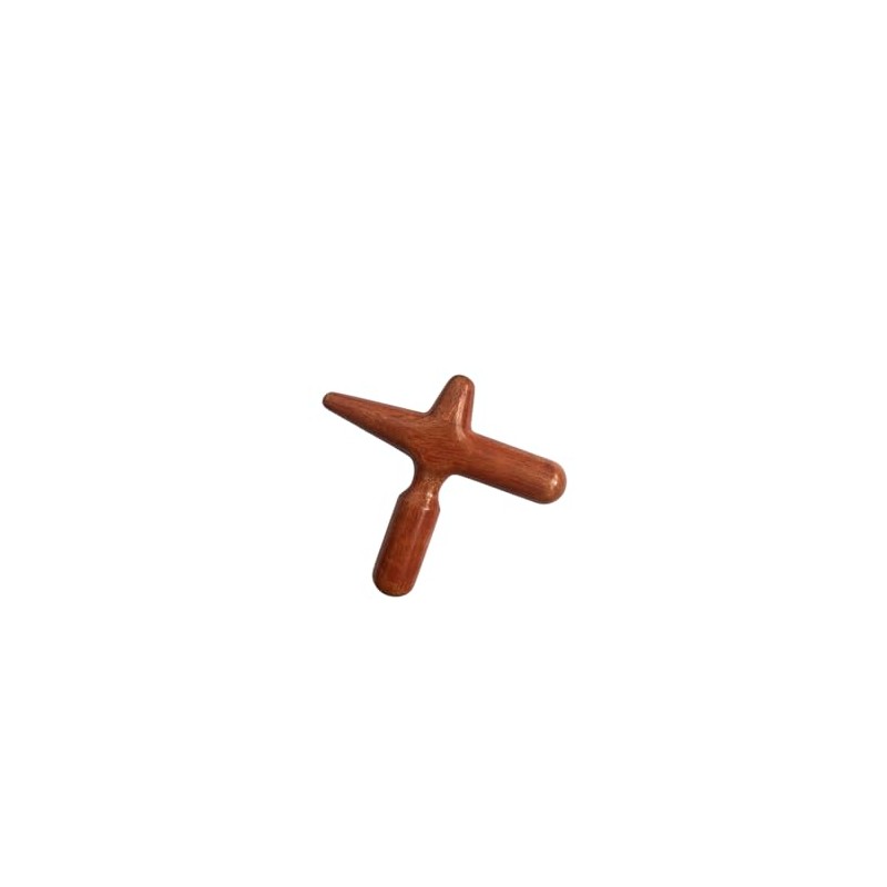 [THAI HERBS & MASSAGE] Crisscross Trigger Point, Wooden, Made in