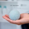 S&T INC. Reusable Plastic Dryer Balls, Fabric Softener for Laundry,
