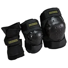Harsh Shredder 3 Pack Adults Protector Set, unisex_adult, Protector set, 21910, Black, L