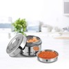 Milton Bocadillo de acero inoxidable Tiffin, 700 ml, acero liso
