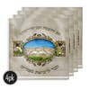 Ner Mitzvah Passover Matzah Bag for Seder - Square Matzah
