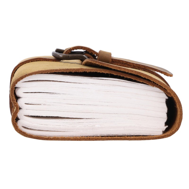 Gusti Leather Notebook Fedra - Diary Vintage Notebook Brown Leather