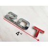 2X 2.0T Emblem Emblem Emblem Emblem 3D Emblem Decal Sticker