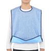 Adult Waterproof Mealtime Bib Double Layer Elder Dinning Clothes Protector