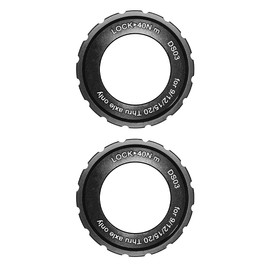 Laroal 2PCS Locking Ring Brake Disc Compatible Thru Axle 44x26x8mm Aluminum Alloy Bike Hub Center Lock For Bike Mountain Bike