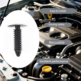 30PCS Car Clip. Push Fixing Clips, Fender Fasteners Auto Parts Nylon Bumper Fastener Rivet Clip Body Clips 6030441 for GM Chevy GMC Buick Dodge Ram Chrysler 11569768 15958694 1605396