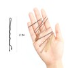 HOYOLS Black Bobby Pins, 5 CM Hair Styling Pins 100