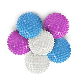 Laundry and drying balls, 6 reusable drying balls, used for drying clothes, reducing wrinkles and fluffiness of clothes