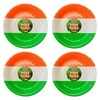 Lizzy 6Pcs St. Patrick's Day Tricolour Paper Plates 9 inch