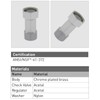 Compression 3/8" Supply Line Adapter Flow Controller PCA Low Flow