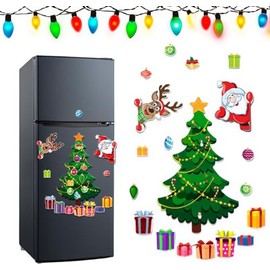 EIVA rbol de Navidad magntico para refrigerador, Decoracin navidea, Imanes de refrigerador, rbol para Nevera, Navidad 2025, Pegatina magntica de...   