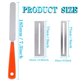 Yuentoen Fret File for Guitar, Guitar Nut Files, Stainless Steel Guitar Fret Files, Levelling Tool, Guitar Luthier Tool Set, Saddle Files Guitar