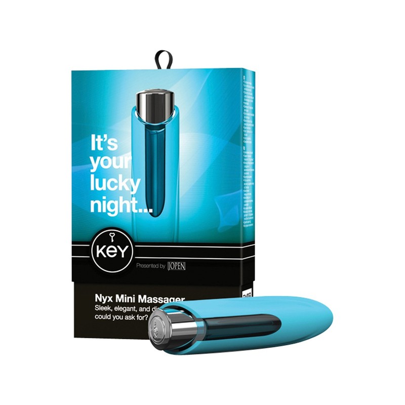 Nyx Mini Massager, Robin Egg Blue